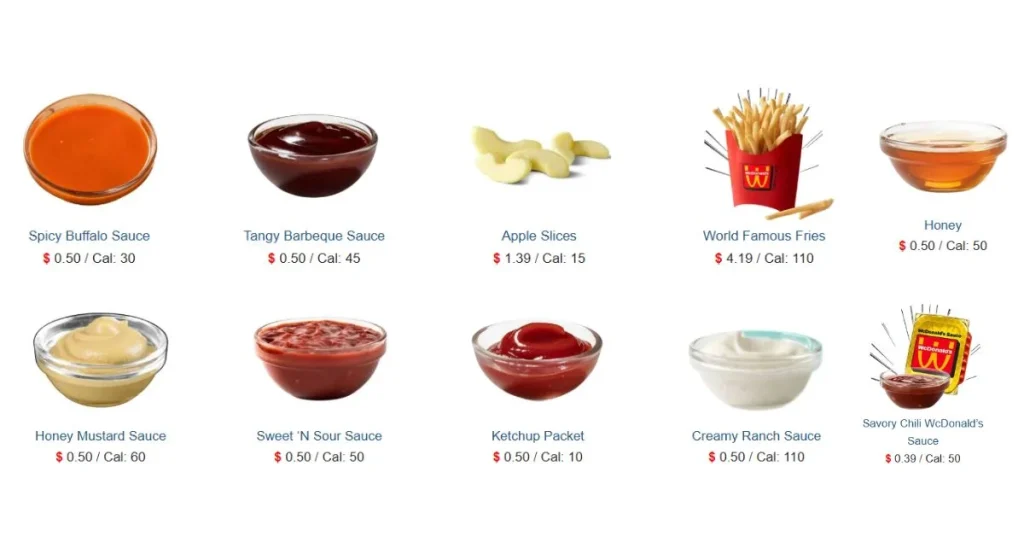 McDonald’s Fries & Sides Menu Price