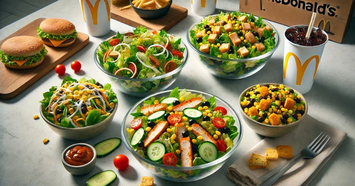 mcdonald's salad menu usa