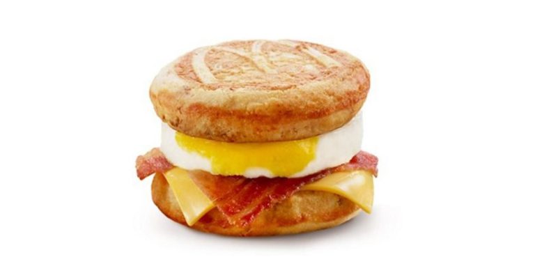 McDo Bacon Egg & Cheese McGriddles Menu Prices USA 2025