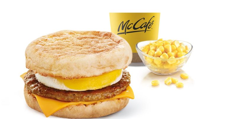 McDo Sausage Biscuit with Egg Meal Menu Prices USA 2025