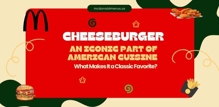 mcdonald's Cheeseburger menu us