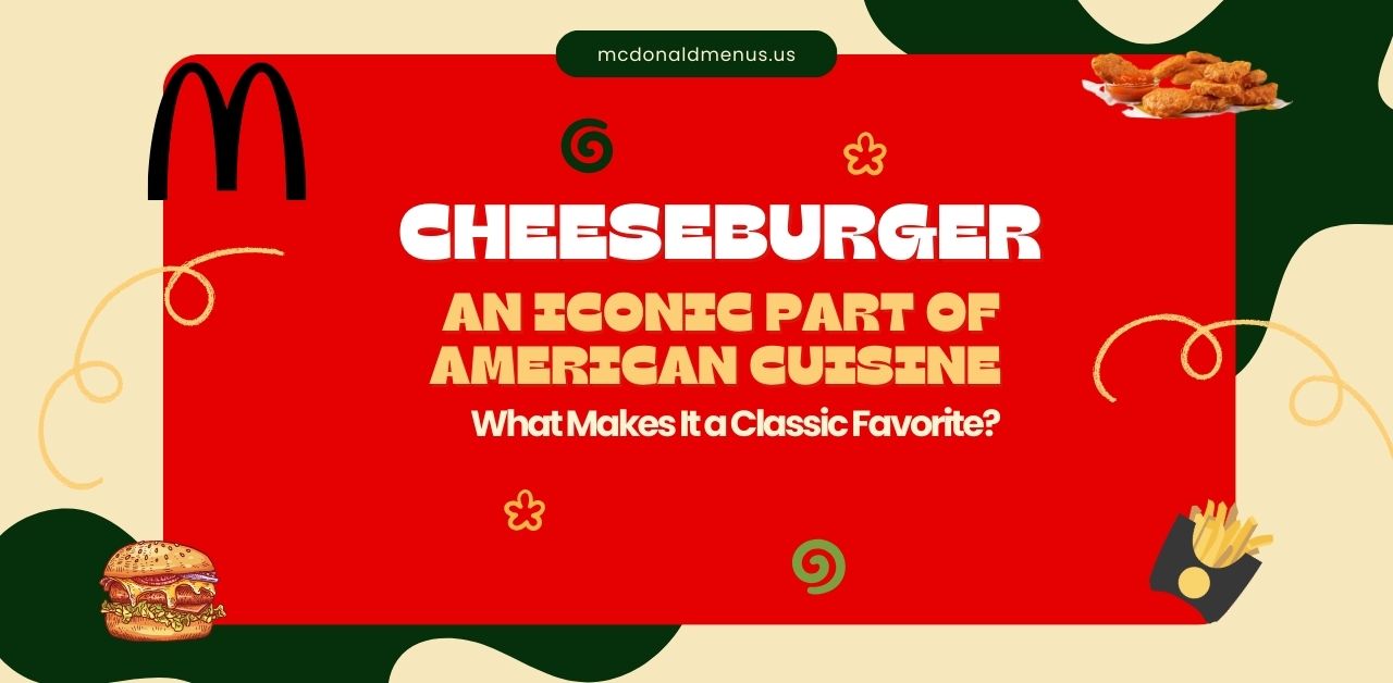 mcdonald's Cheeseburger menu us