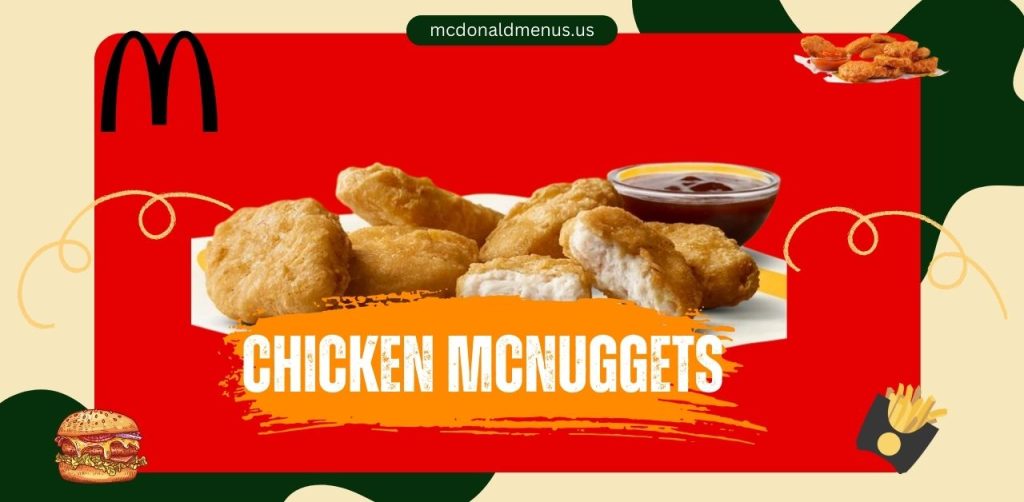 Chicken McNuggets menu