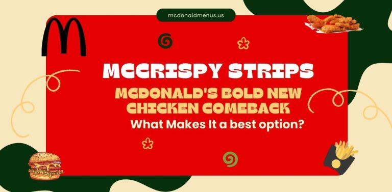 mcdonalds McCrispy Strips