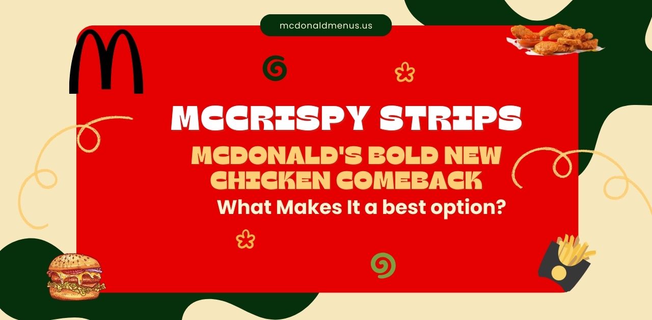 mcdonalds McCrispy Strips