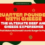 Quarter Pounder with Cheese usa