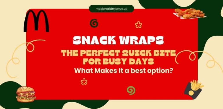 Mcdonalds Snack Wraps