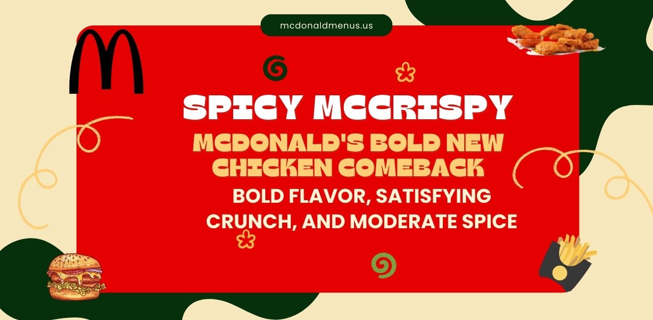 mcdonalds Spicy McCrispy us