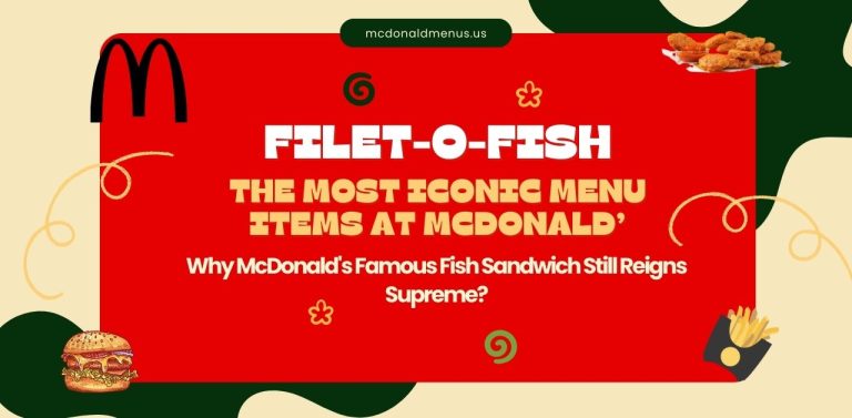 mcdonald's filet o fish usa menu