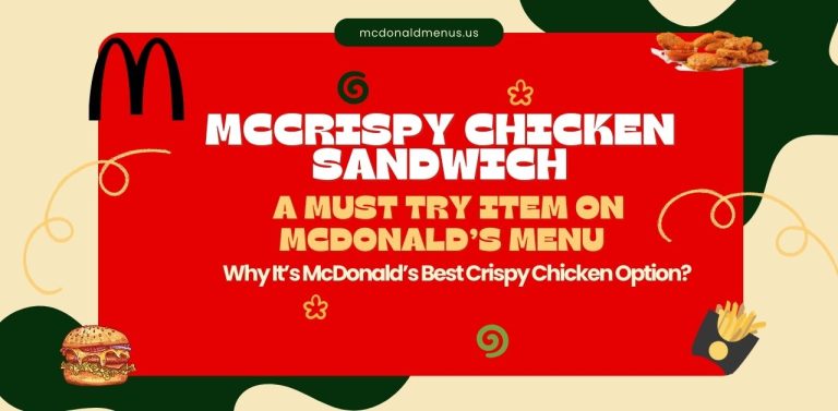 mcdonalds mccrispy chicken sandwich