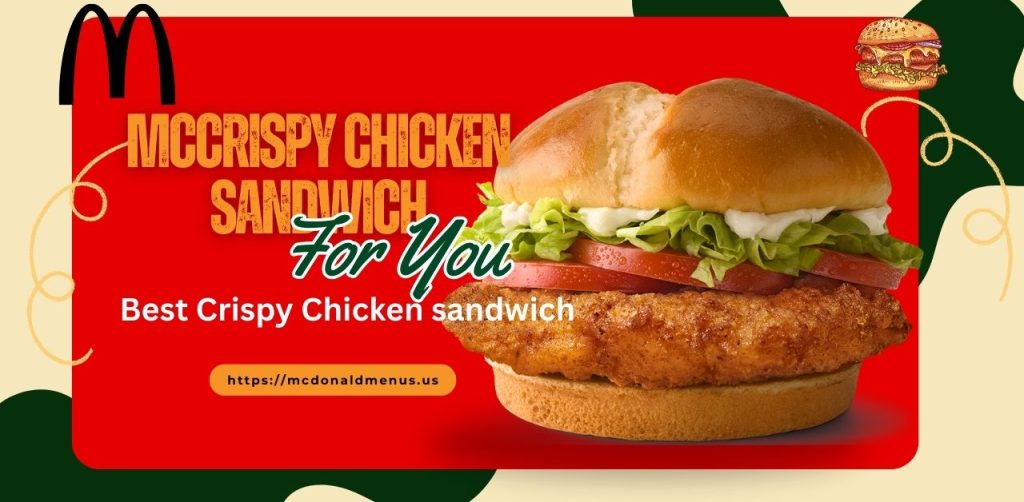 mccrispy chicken sandwich us