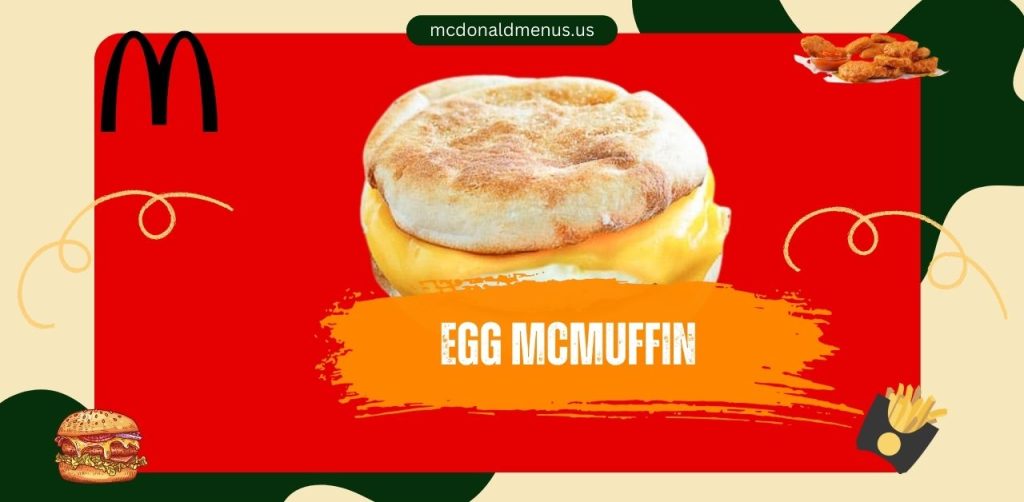 mcdonald's Egg McMuffin menu